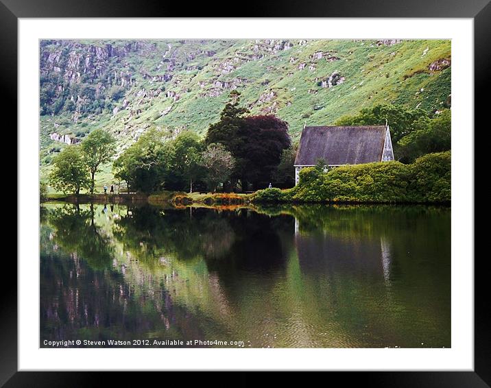 St Finbarr's Oratory Framed Mounted Print by Steven Watson