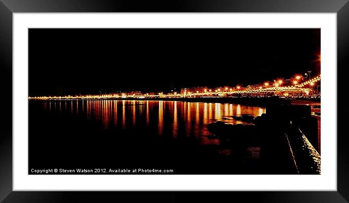 Douglas Bay Framed Mounted Print by Steven Watson