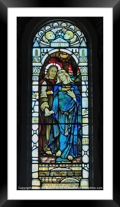 Mary and Joseph Framed Mounted Print by Steven Watson