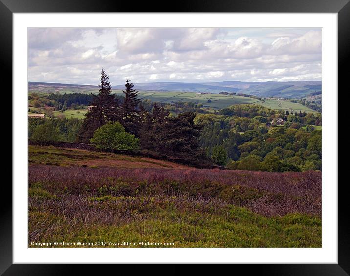 Nidderdale Framed Mounted Print by Steven Watson