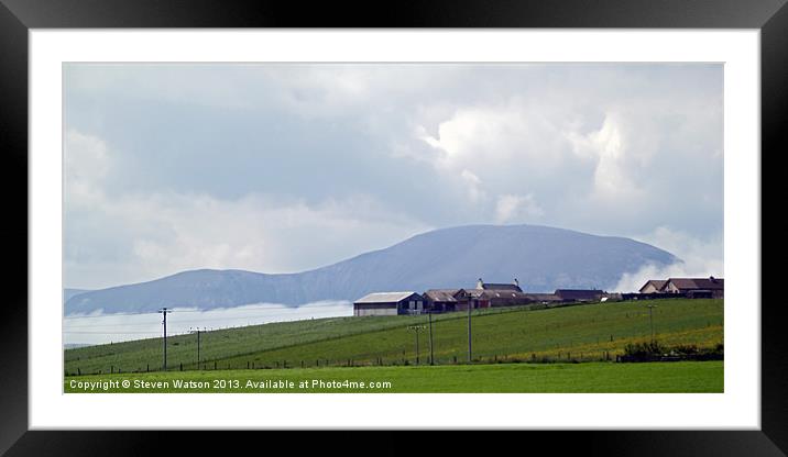 Cairston and Hoy Framed Mounted Print by Steven Watson