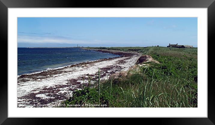 Scuthvie Bay and Start Point Framed Mounted Print by Steven Watson