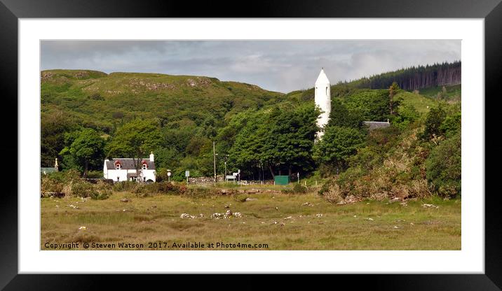 At Dervaig Framed Mounted Print by Steven Watson