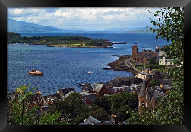 From MacCaig's Tower in Oban, Argyll.  Framed Print by Steven Watson