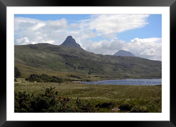 Stac Pollaidh and Ben More Coigach Framed Mounted Print by Steven Watson