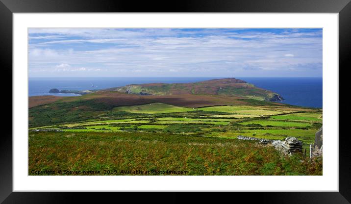 The Calf of Man Framed Mounted Print by Steven Watson
