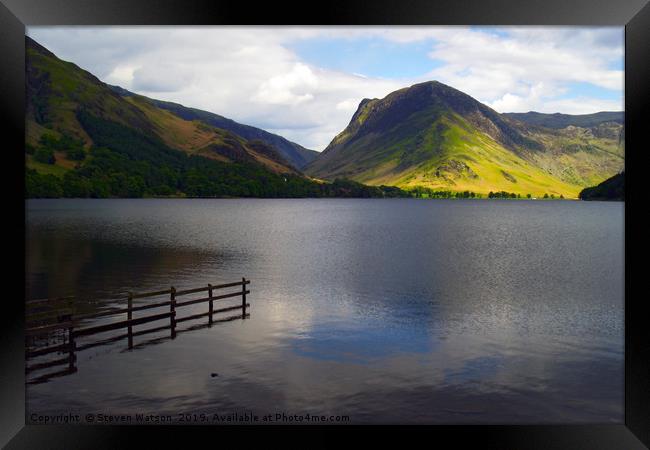 Buttermere Framed Print by Steven Watson