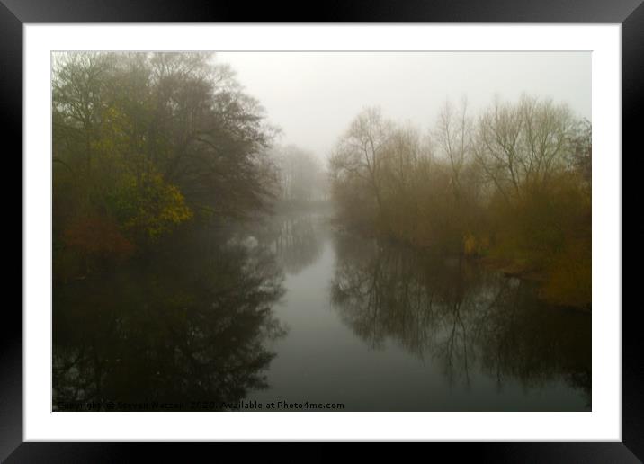 Foggy Aire Framed Mounted Print by Steven Watson