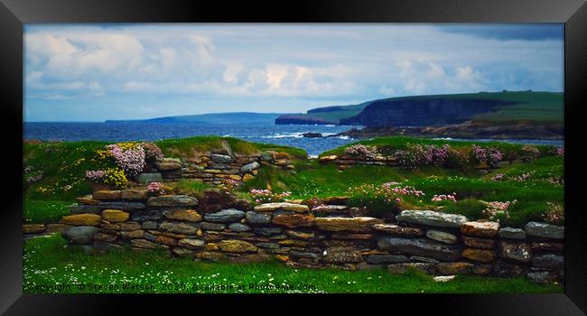 Monastic Birsay Framed Print by Steven Watson