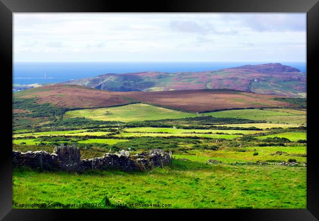 Calf of Man Framed Print by Steven Watson