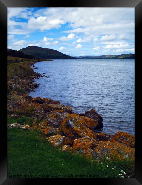 Loch Fleet Framed Print by Steven Watson