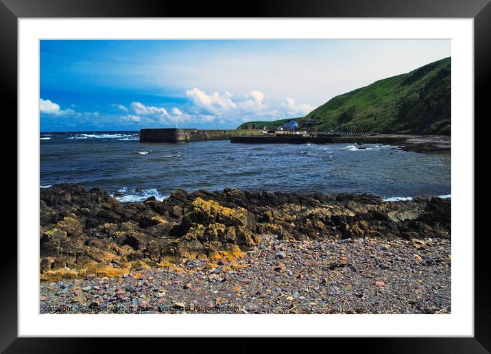 Burnmouth Framed Mounted Print by Steven Watson