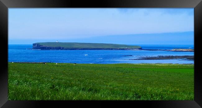 The Brough of Birsay Framed Print by Steven Watson