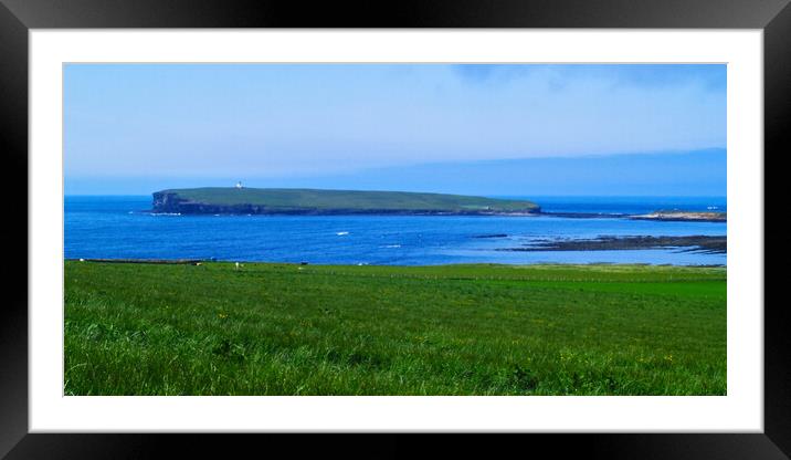 The Brough of Birsay Framed Mounted Print by Steven Watson