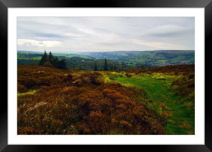 On Nought Moor Framed Mounted Print by Steven Watson