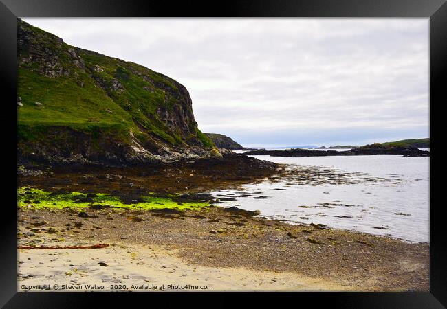 At Scourie Framed Print by Steven Watson