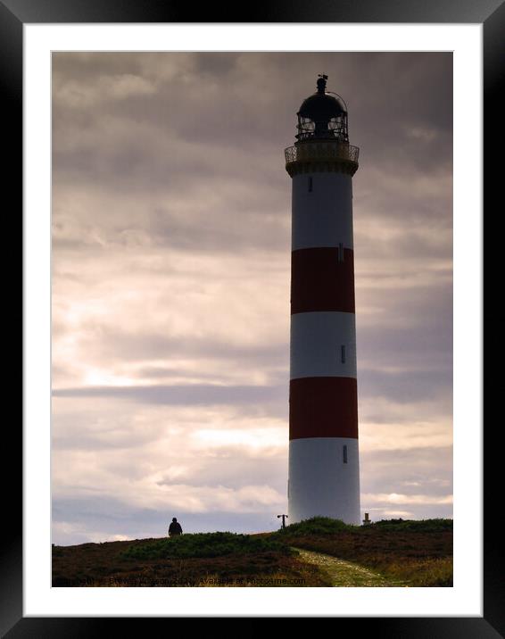 Tarbat Ness Lighthouse Framed Mounted Print by Steven Watson