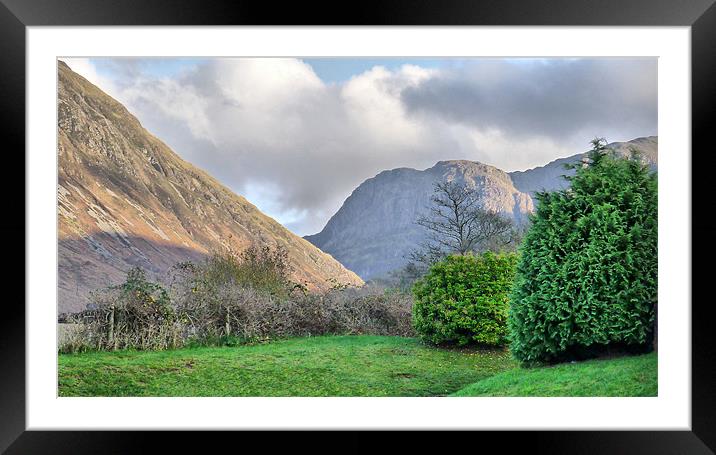 Mountains of Glencoe,Scotland. Framed Mounted Print by Greg Osborne