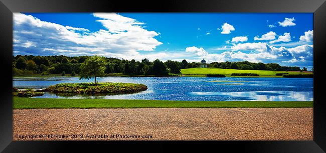 Summertime at the lake Framed Print by Phil Parker