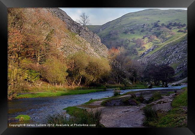 DOVEDALE Framed Print by Helen Cullens