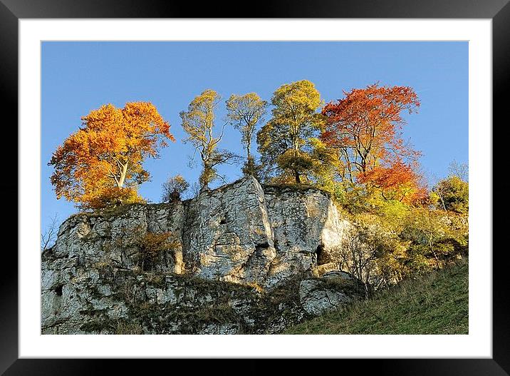 AUTUMN IN BERESFORD DALE Framed Mounted Print by Helen Cullens