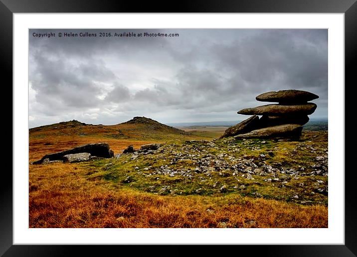  AROUND ROUGH TOR                                  Framed Mounted Print by Helen Cullens