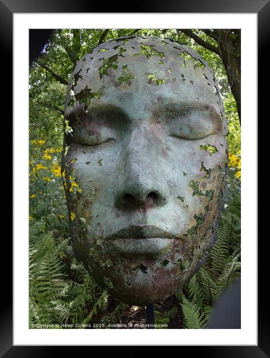 Leaf Spirit by Simon Gudgeon Framed Mounted Print by Helen Cullens