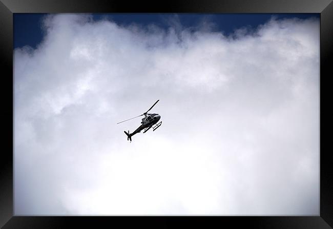 Helicopter Framed Print by Stu Green