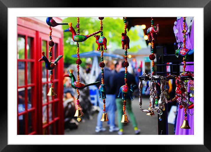 Colourful Camden Framed Mounted Print by Ben Andrew