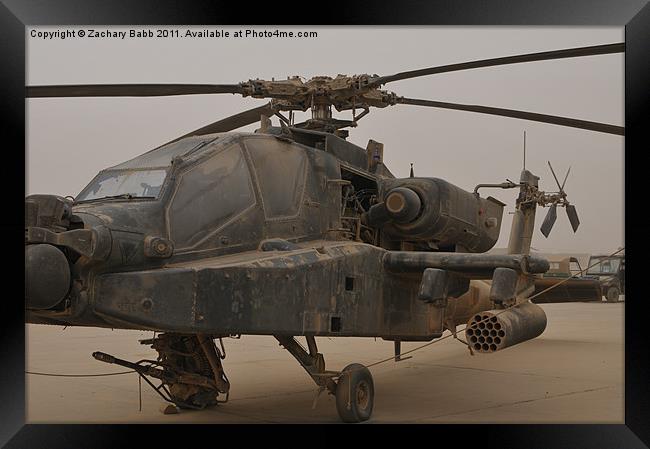 Apache After the Dust Framed Print by Zachary Babb