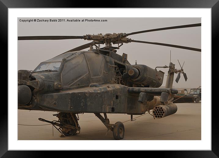 Apache After the Dust Framed Mounted Print by Zachary Babb