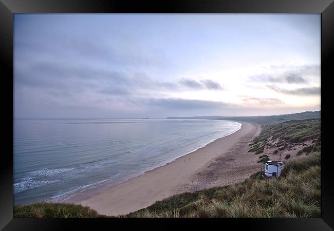 Dawn at St Ives Bay Framed Print by Colin Daniels