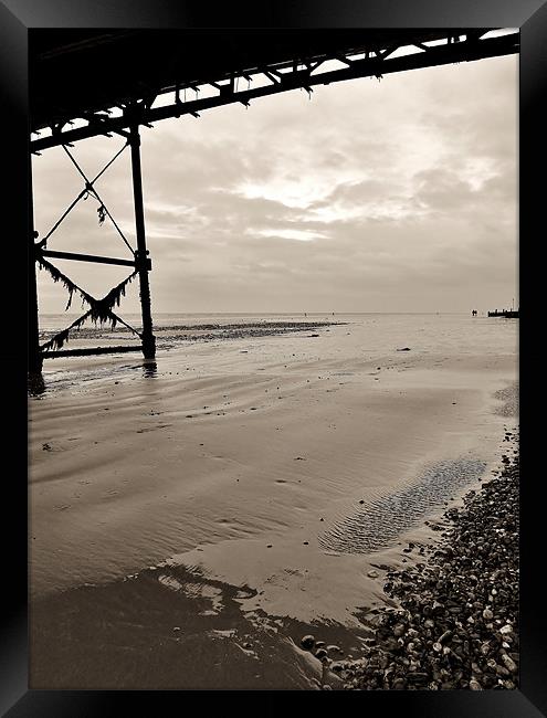 Tide Out Framed Print by Sarah Clark