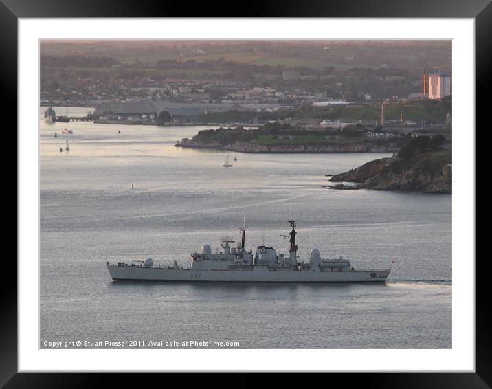 HMS Liverpool Framed Mounted Print by Stuart Prosser