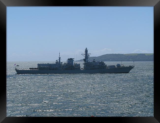 HMS Argyll Framed Print by Stuart Prosser