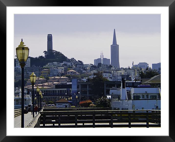 SAN FRANCISCO HILL Framed Mounted Print by radoslav rundic