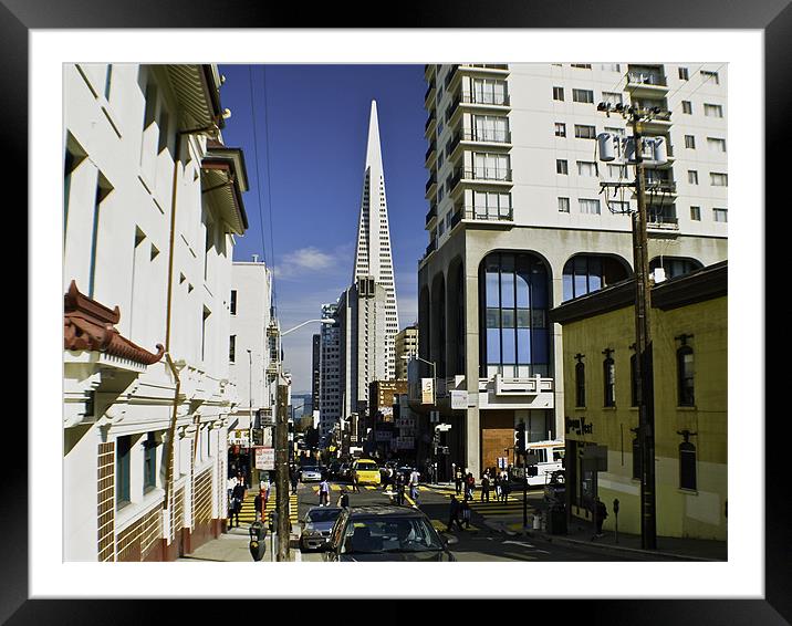 SAN FRANCISCO PYRAMID Framed Mounted Print by radoslav rundic
