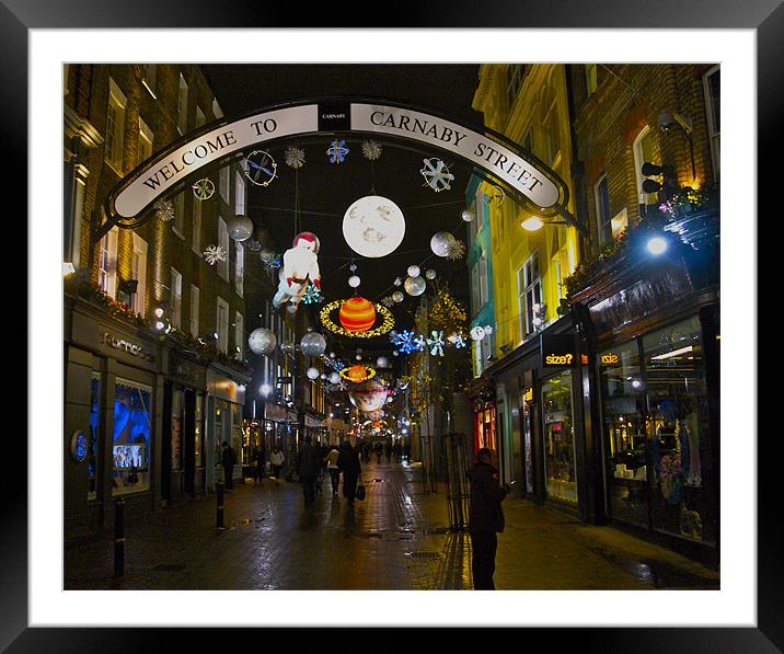 CARNABY STREET Framed Mounted Print by radoslav rundic