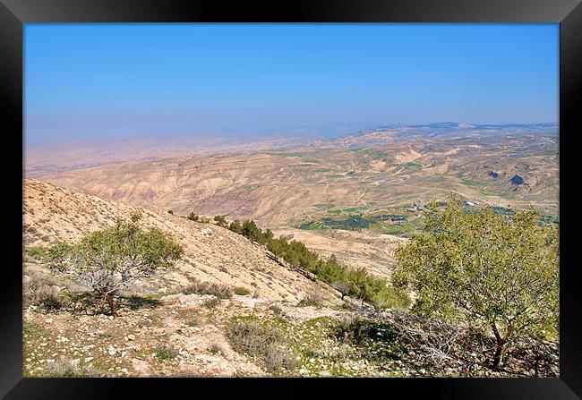 JORDAN VALLEY Framed Print by radoslav rundic