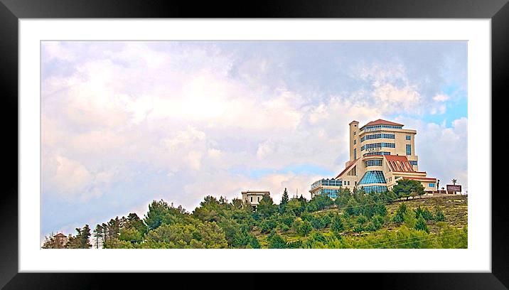 TOP ON THE HILL Framed Mounted Print by radoslav rundic