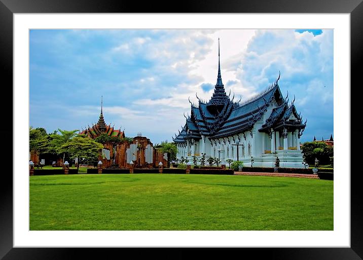  ANCIENT SIAM TEMPLE 2 Framed Mounted Print by radoslav rundic