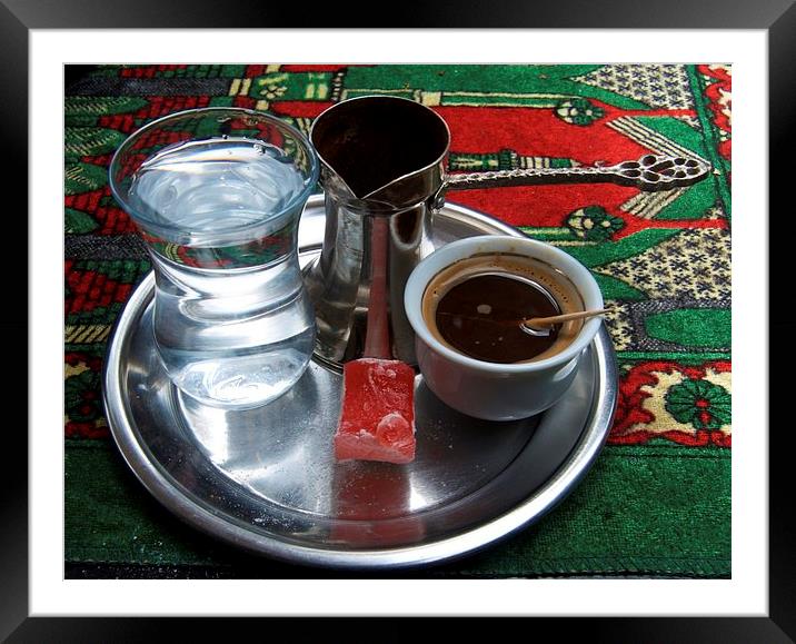  TURKISH COFFEE Framed Mounted Print by radoslav rundic