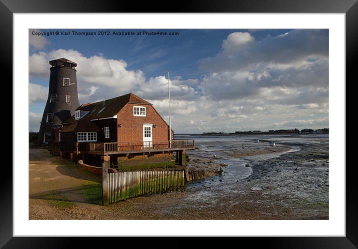 Langstone Mill Framed Mounted Print by Karl Thompson