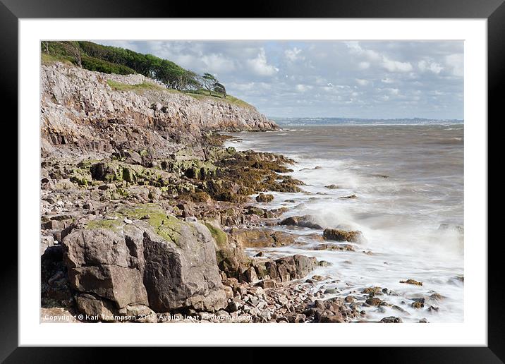 Towards Morecambe Framed Mounted Print by Karl Thompson