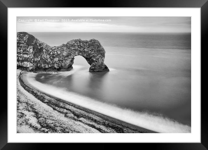 Durdle Door Framed Mounted Print by Karl Thompson