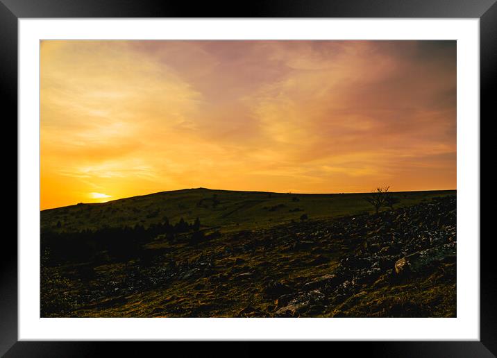 Beautiful Sky Framed Mounted Print by David Martin