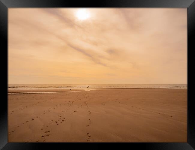 The Beach Framed Print by David Martin
