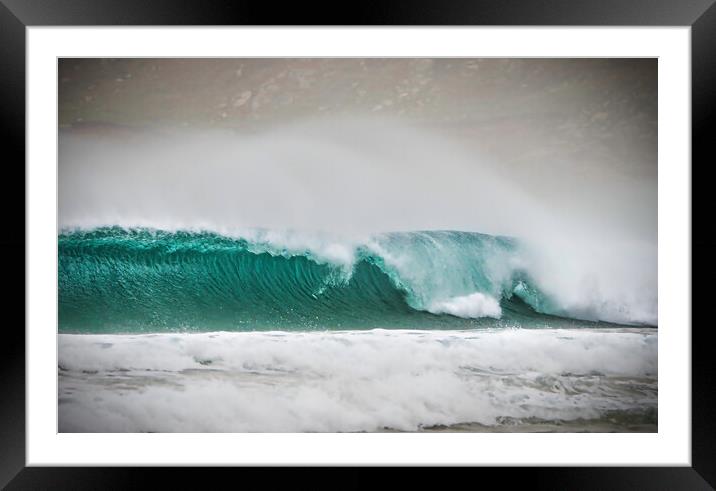 The Majestic Power of the Sea Framed Mounted Print by David Martin