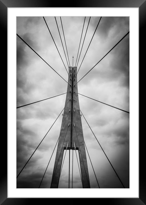 The Bridge Framed Mounted Print by David Martin
