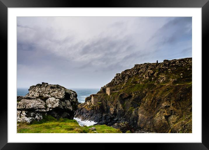 Botallack Framed Mounted Print by David Martin